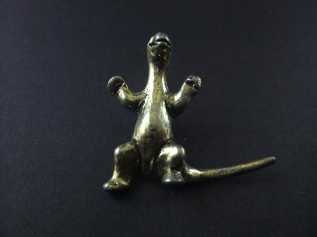 Dino ( Dinosaurus) zilverkleurig